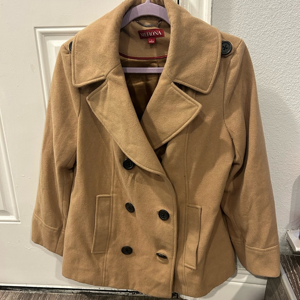 Merona Women's Camel Peacoat